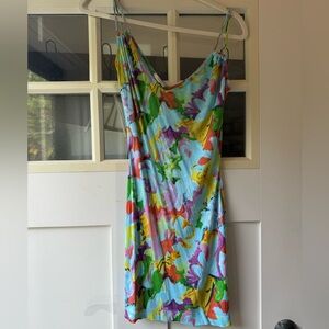 Escada mini dress, floral jersey